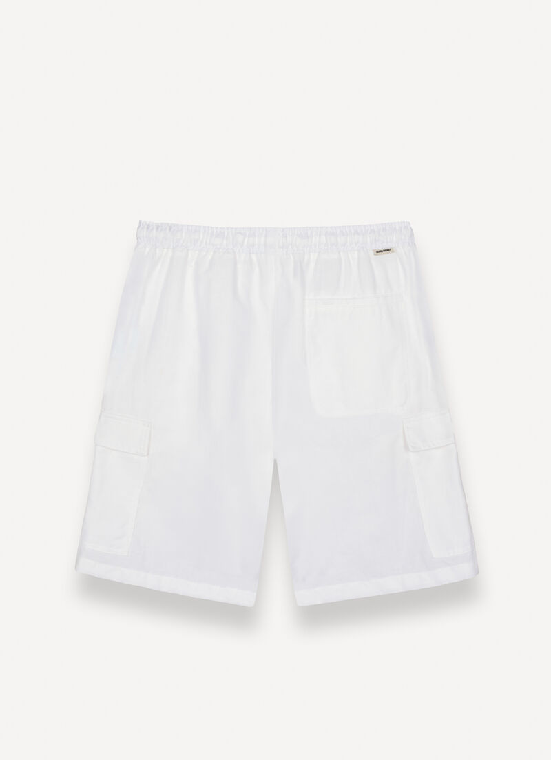 Linen safari shorts