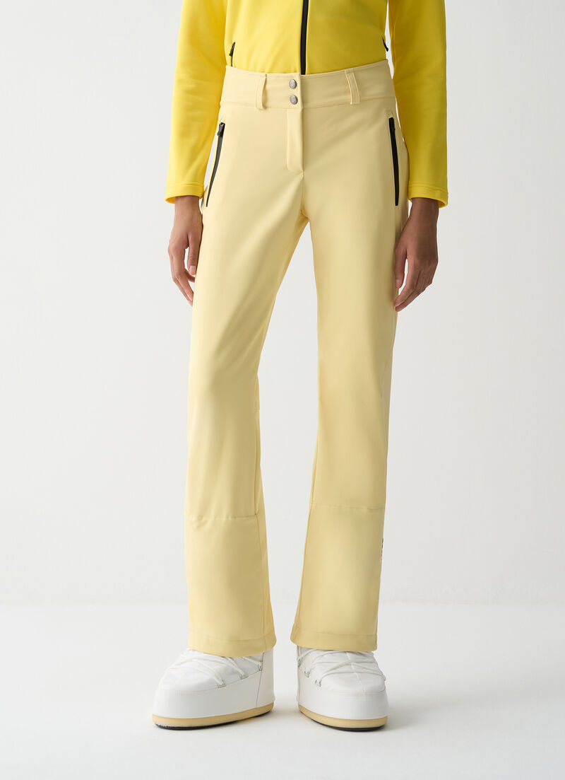 Dressy softshell ski trousers