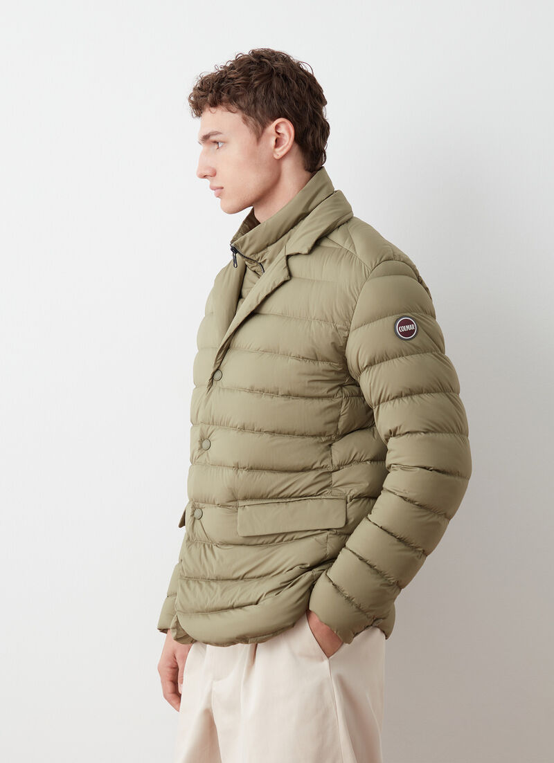 Super-matte padded stretch blazer