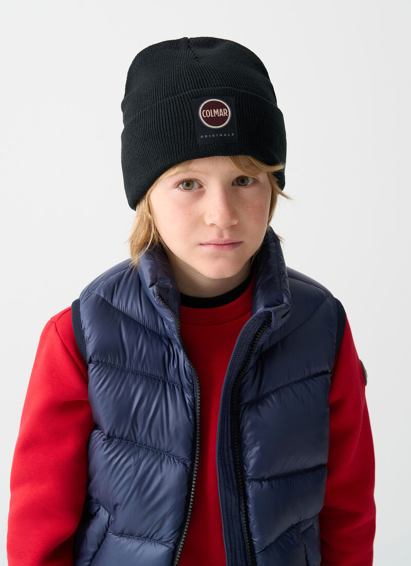 Hat with turn-up cuff