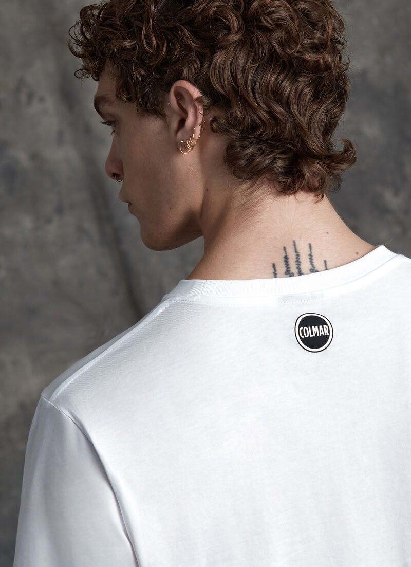 Men's T-shirt with short sleeves in cotton jersey