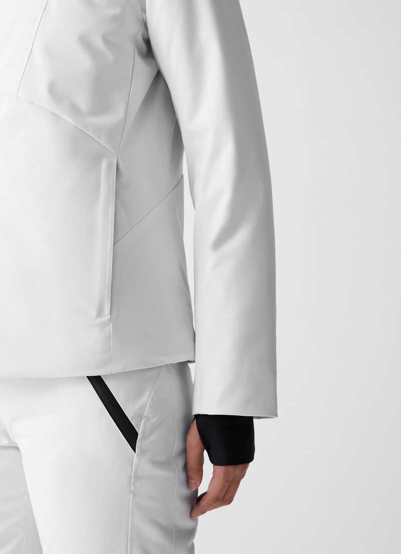 Two-fabric ski jacket