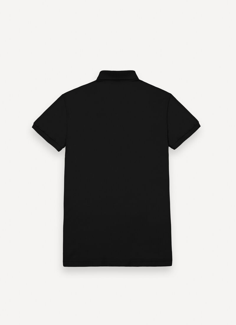 Cotton piqué polo-shirt