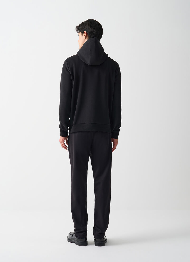 Hooded sweatshirt with logo