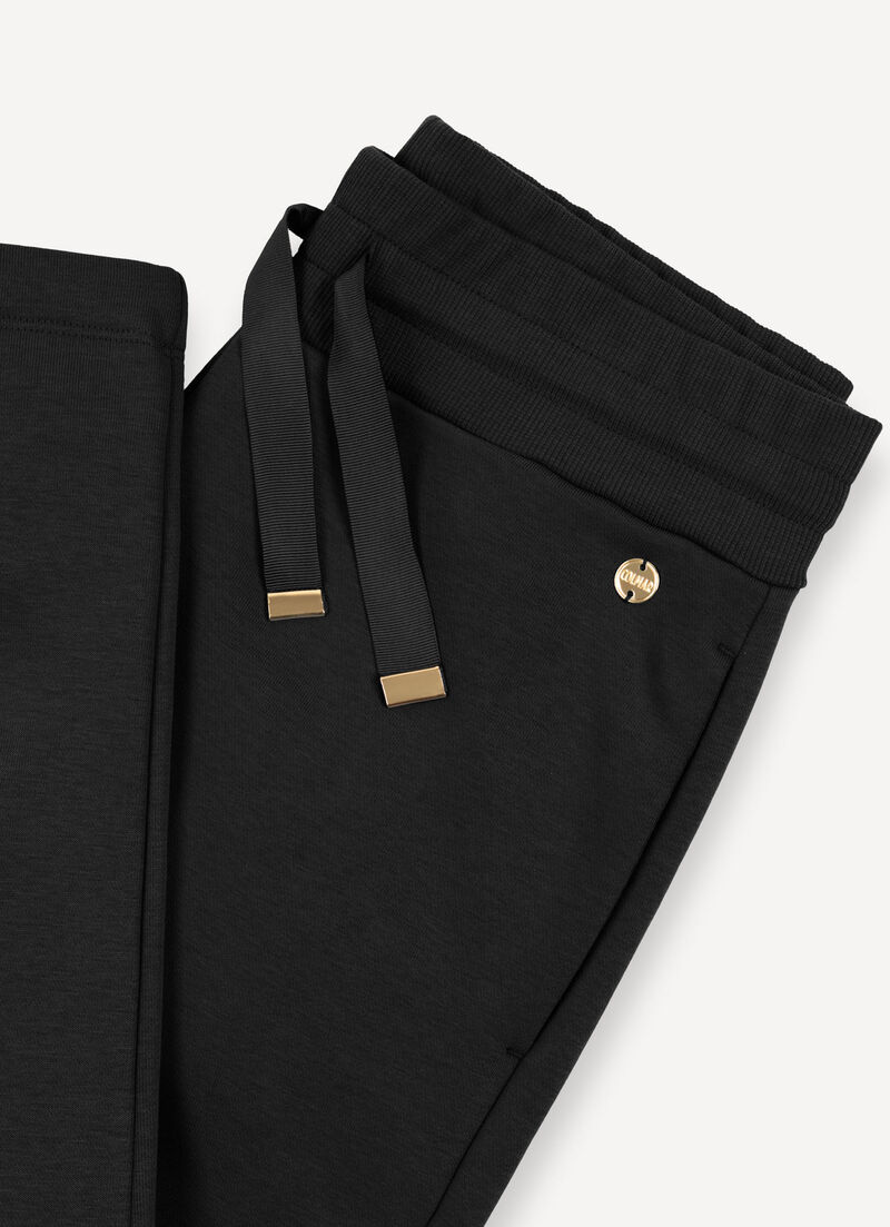 Tracksuit bottoms with drawstring