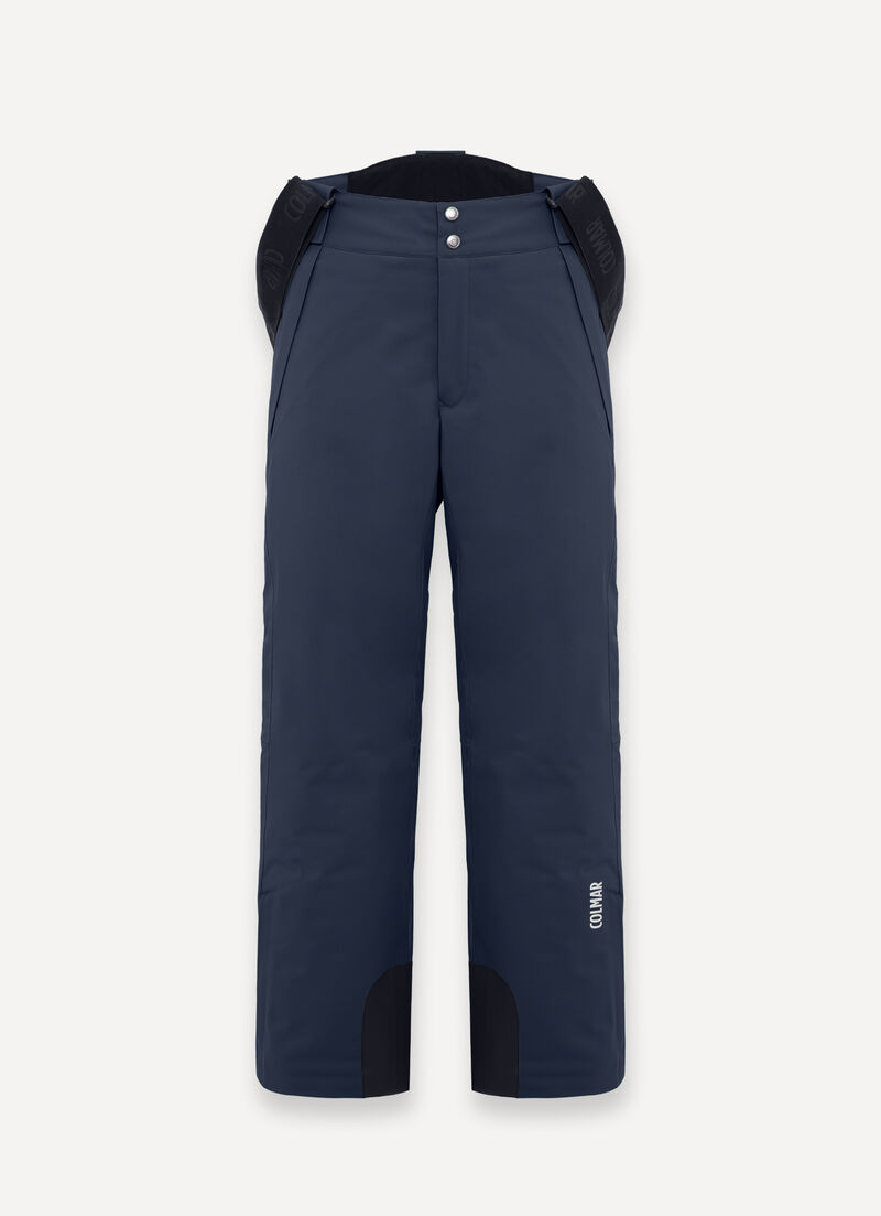 Padded 4Way fabric ski salopettes