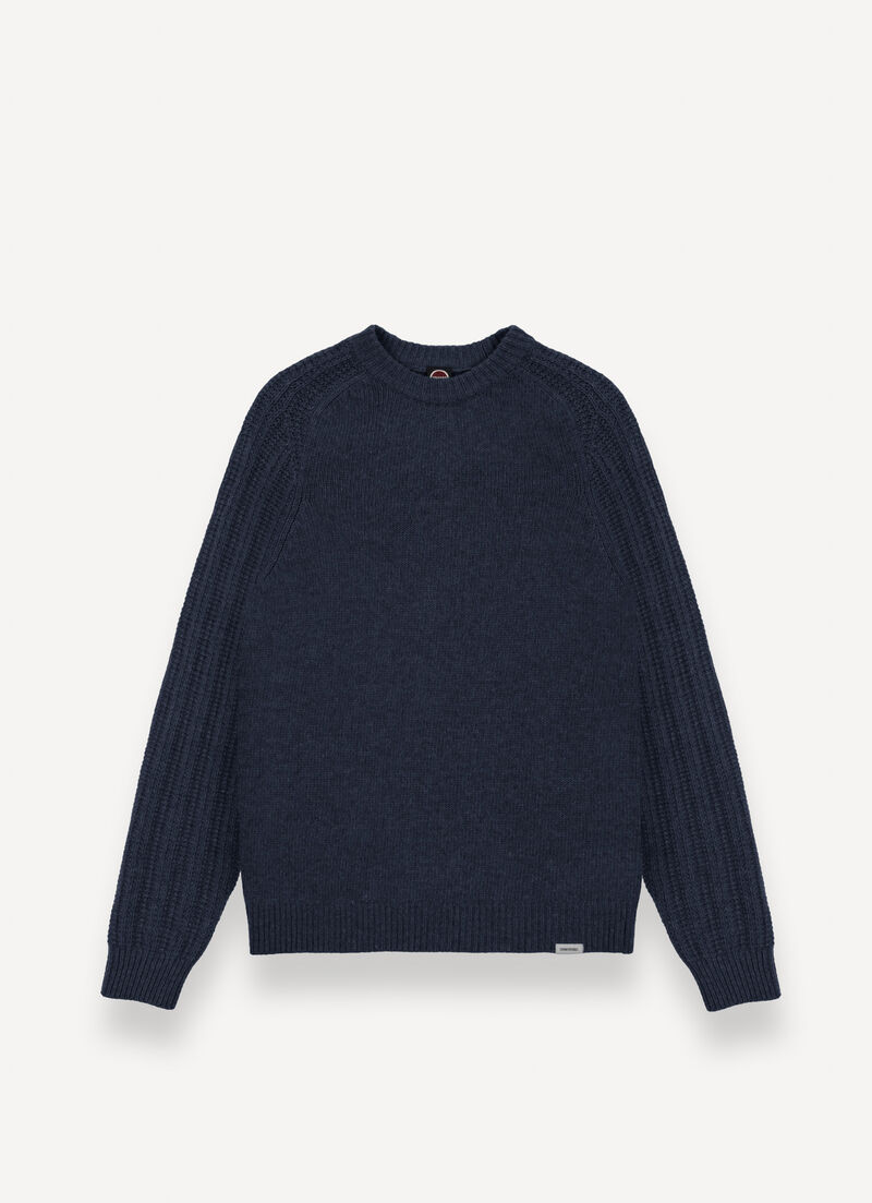 Rib-knit pullover