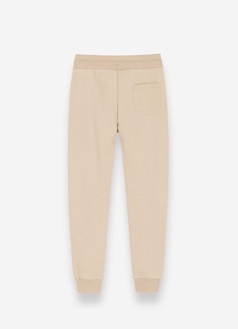 Cotton tracksuit bottoms