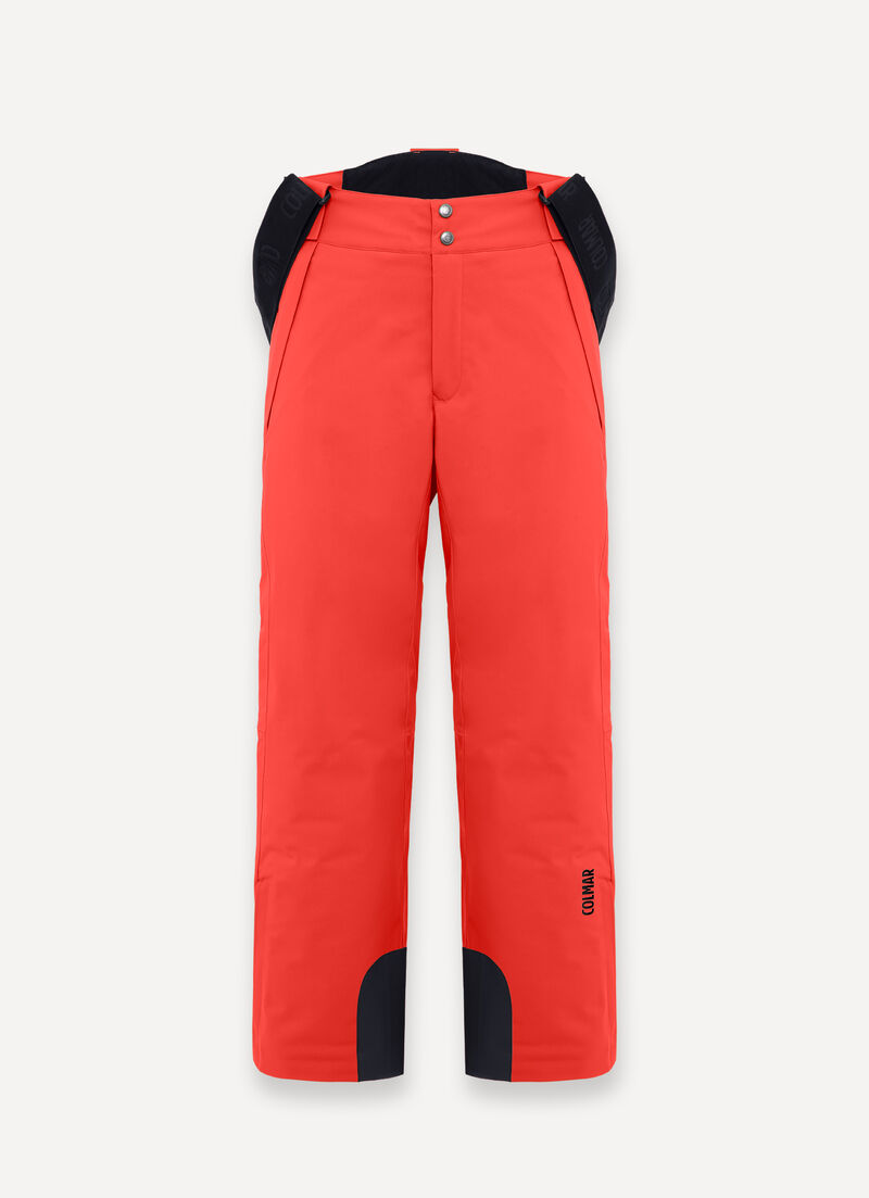 Padded 4Way fabric ski salopettes