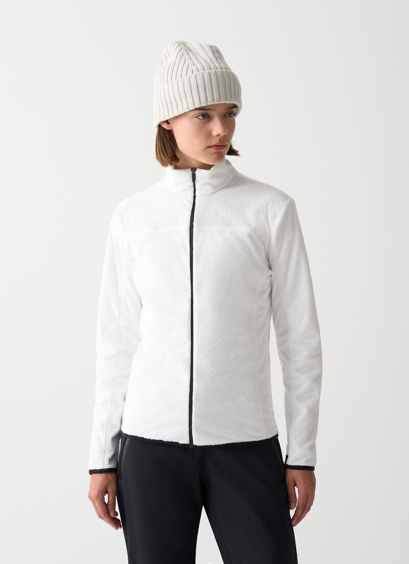 Plush-effect ski fleece