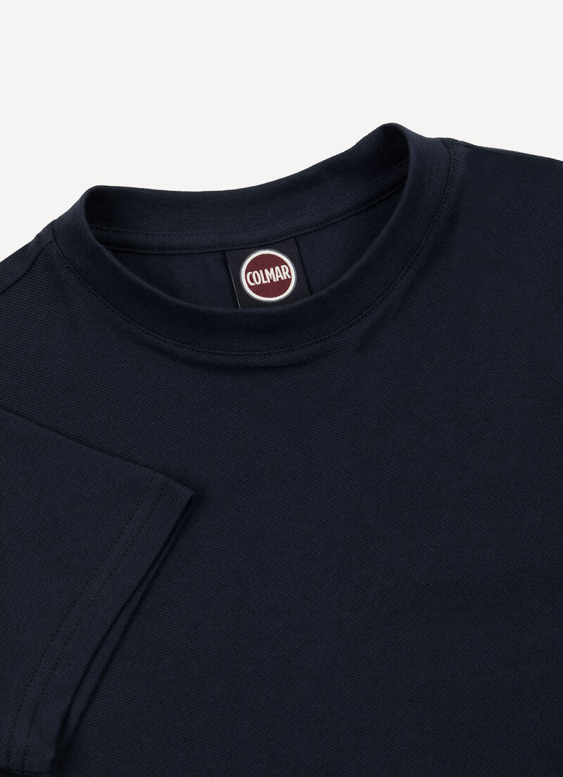 Cotton piqué T-shirt