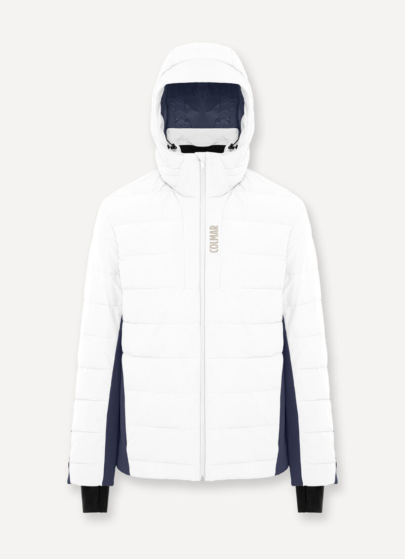 Quilted ripstop ski jacket