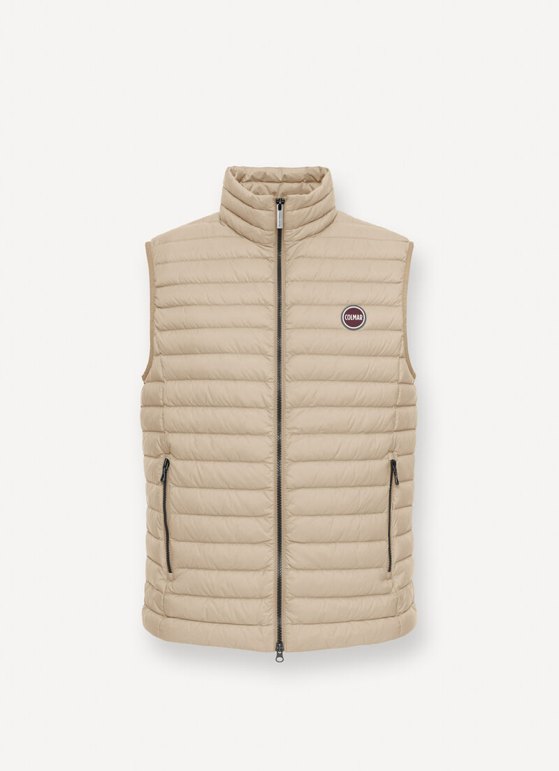 Quilted down gilet