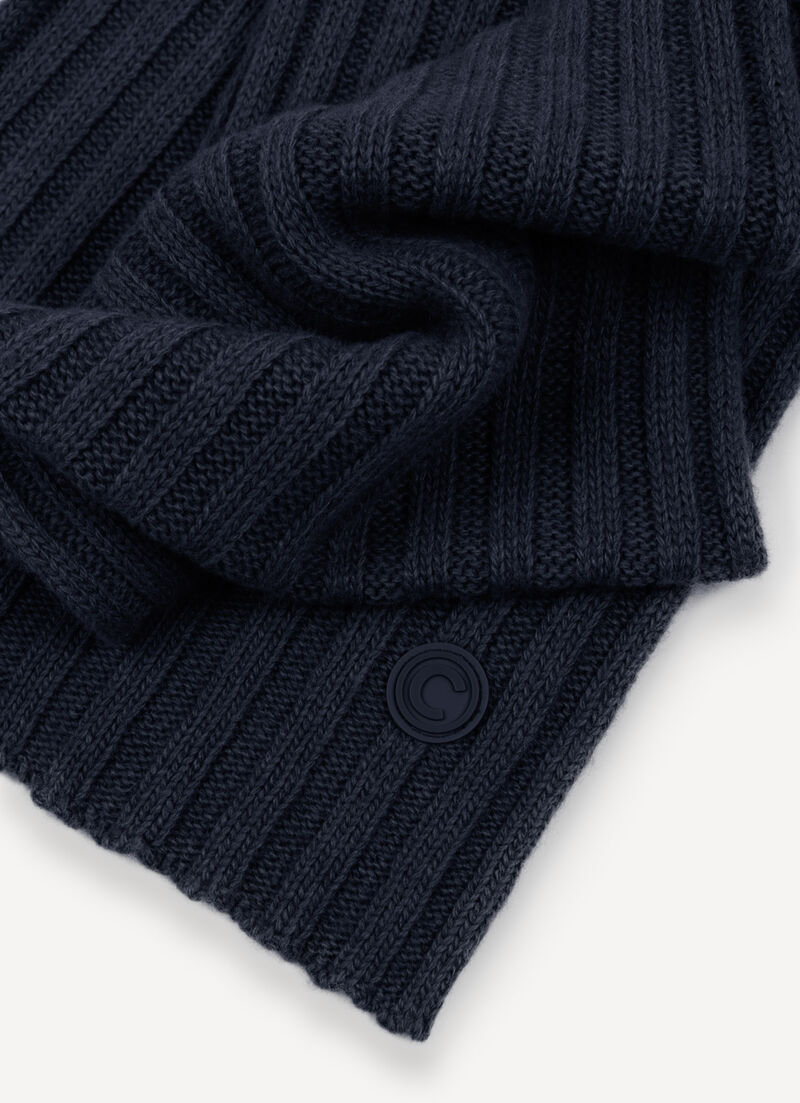 Unisex wide-rib scarf