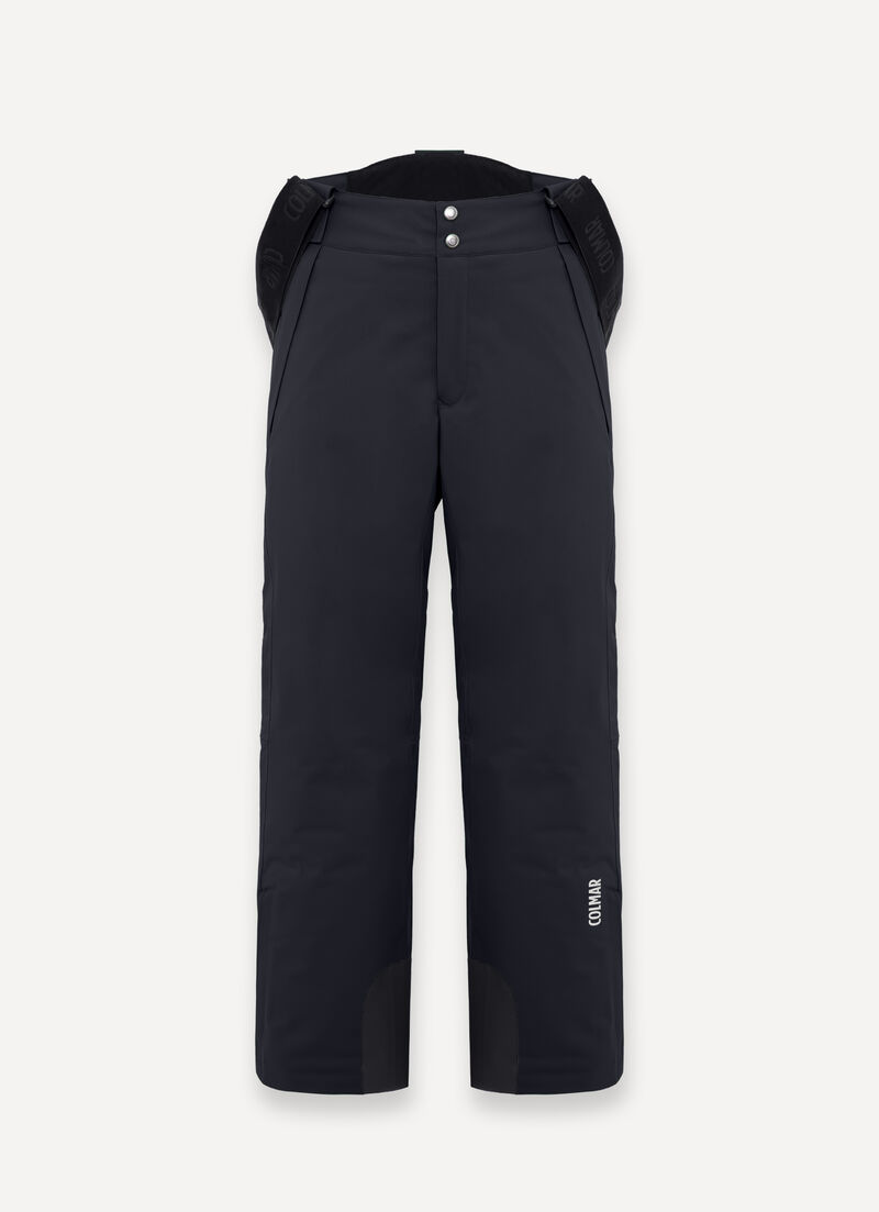 Padded 4Way fabric ski salopettes