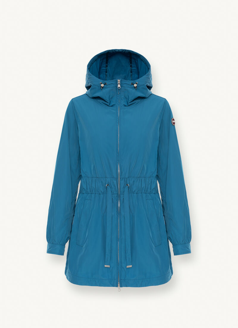 Mid-length taffeta jacket