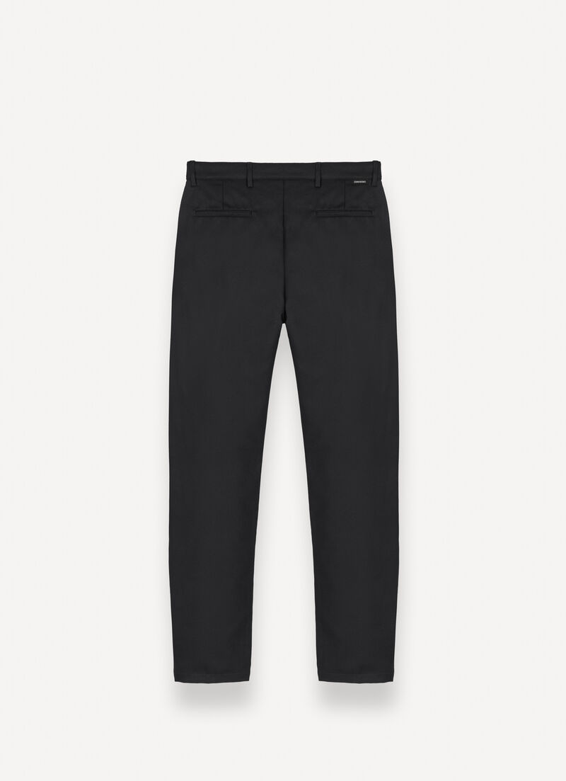 Wool-effect trousers