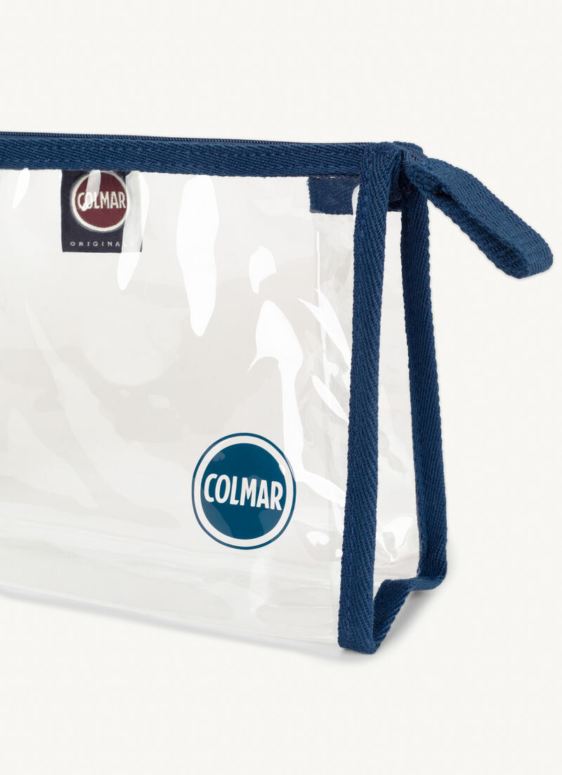 Mini unisex bag in clear PVC