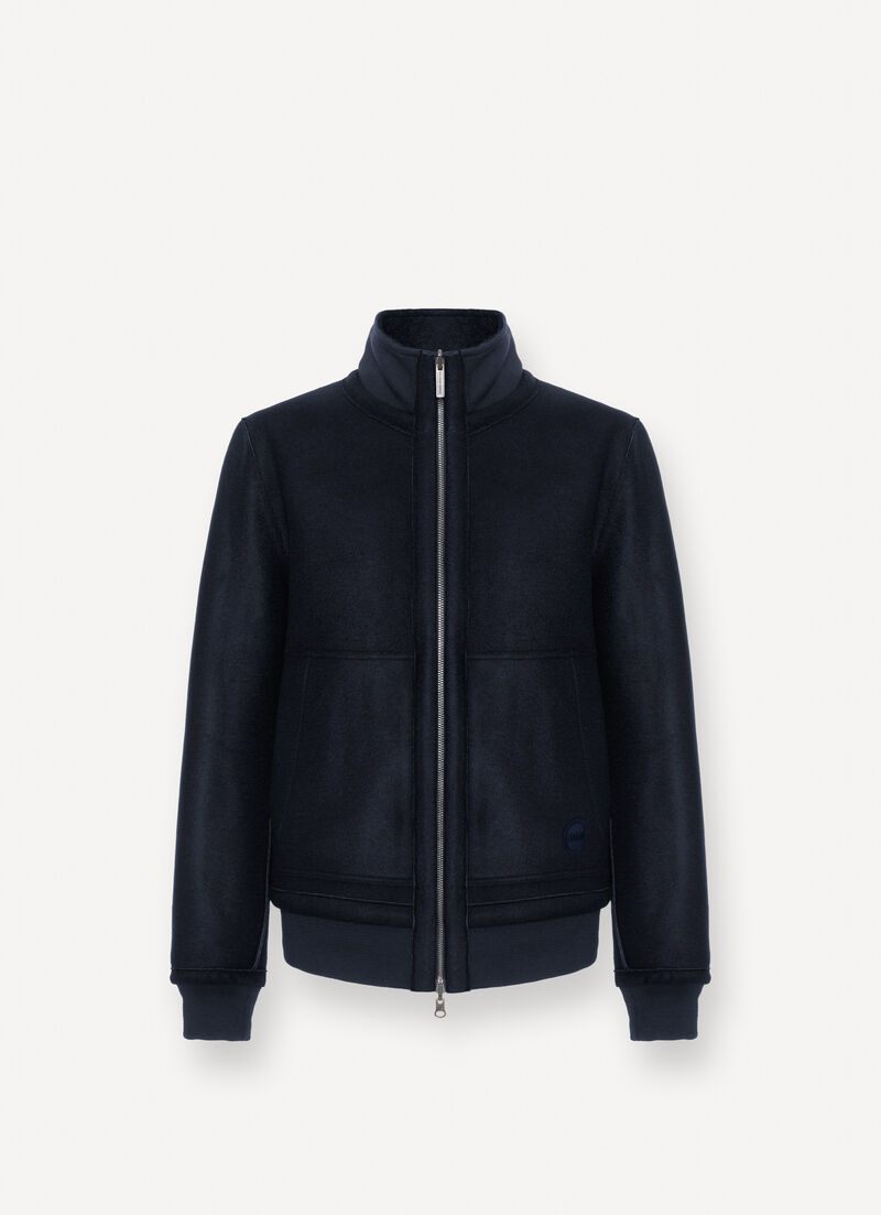 Reversible bomber jacket