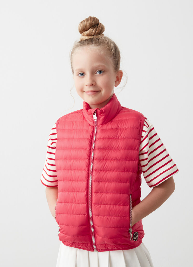 Quilted down gilet