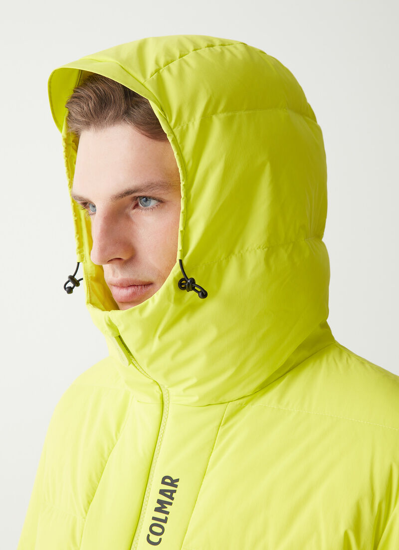 Extra-warm puffy ski jacket