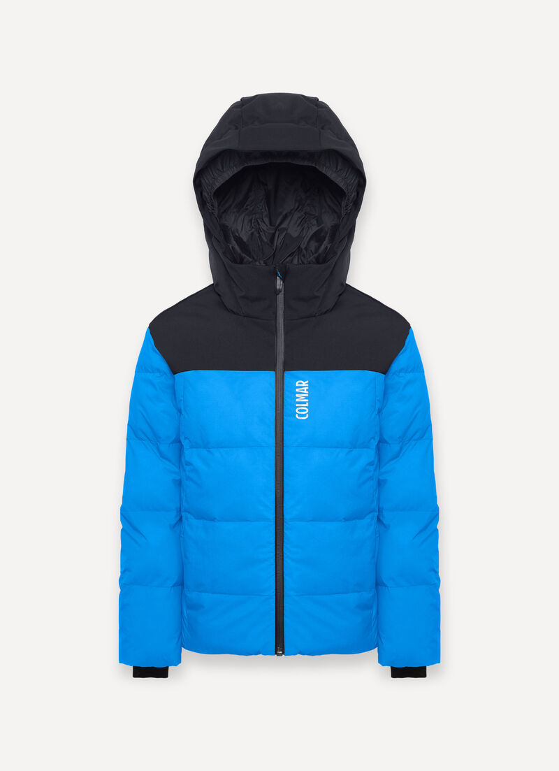 Puffy boy's ski jacket