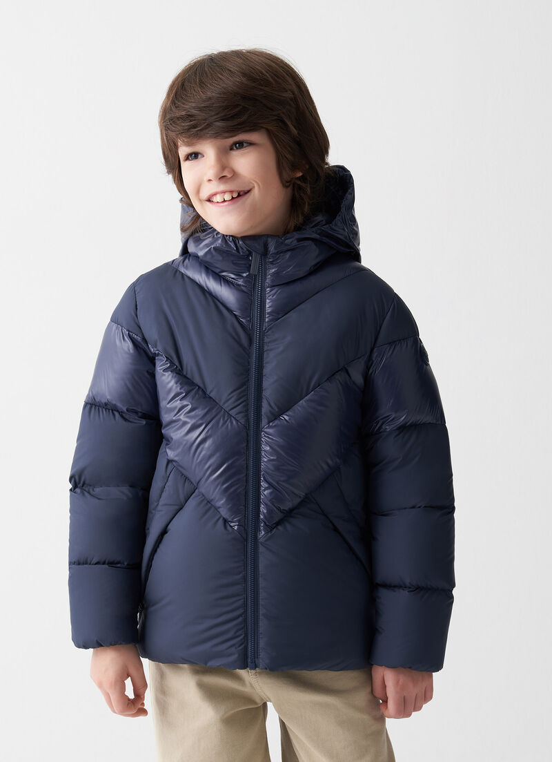 Dual matt down jacket