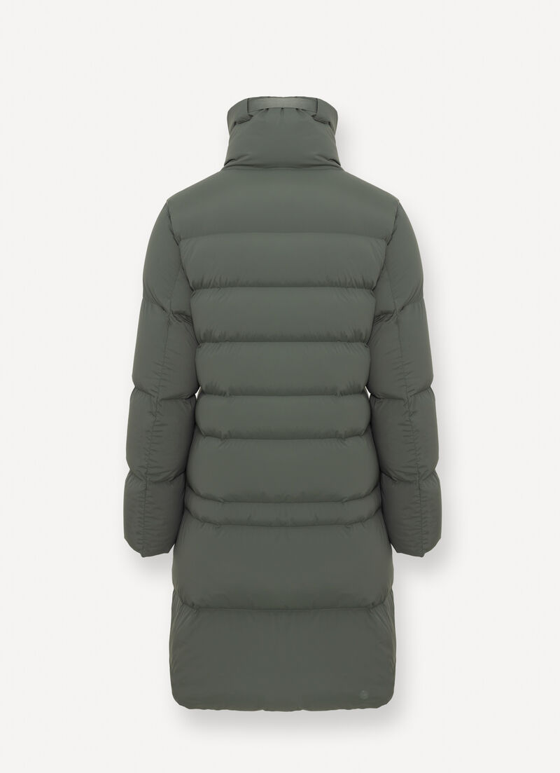 Long stretch down jacket