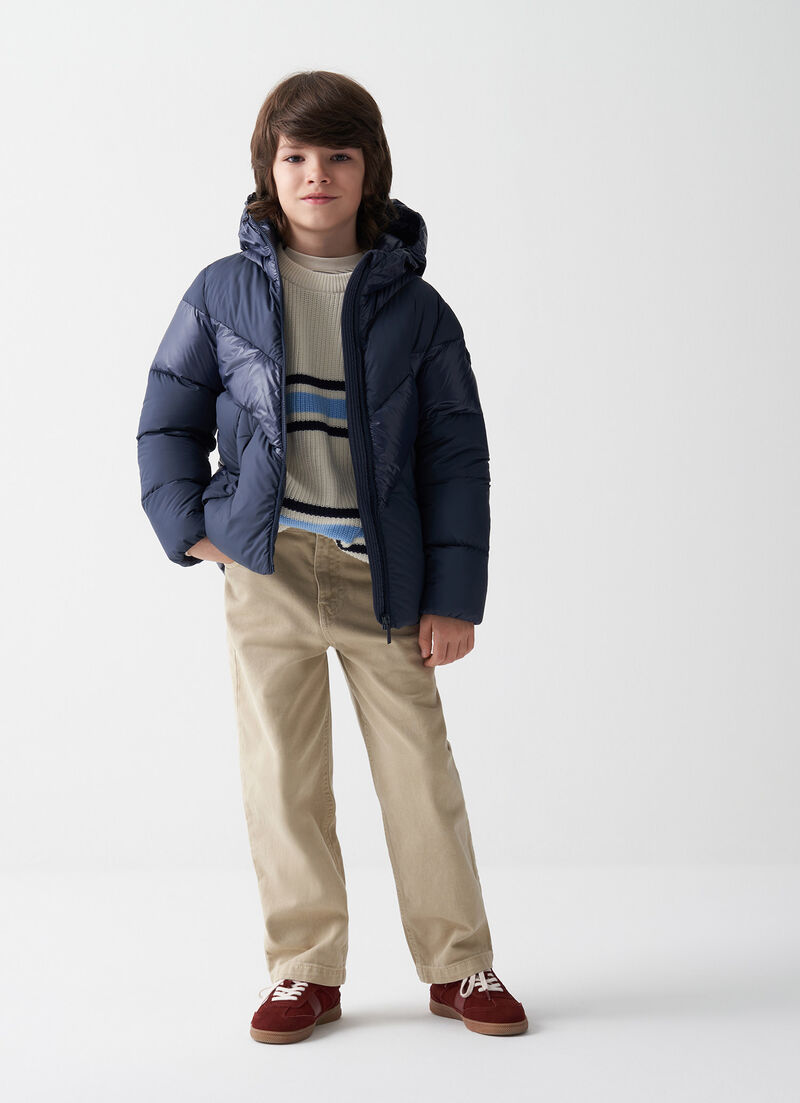 Dual matt down jacket