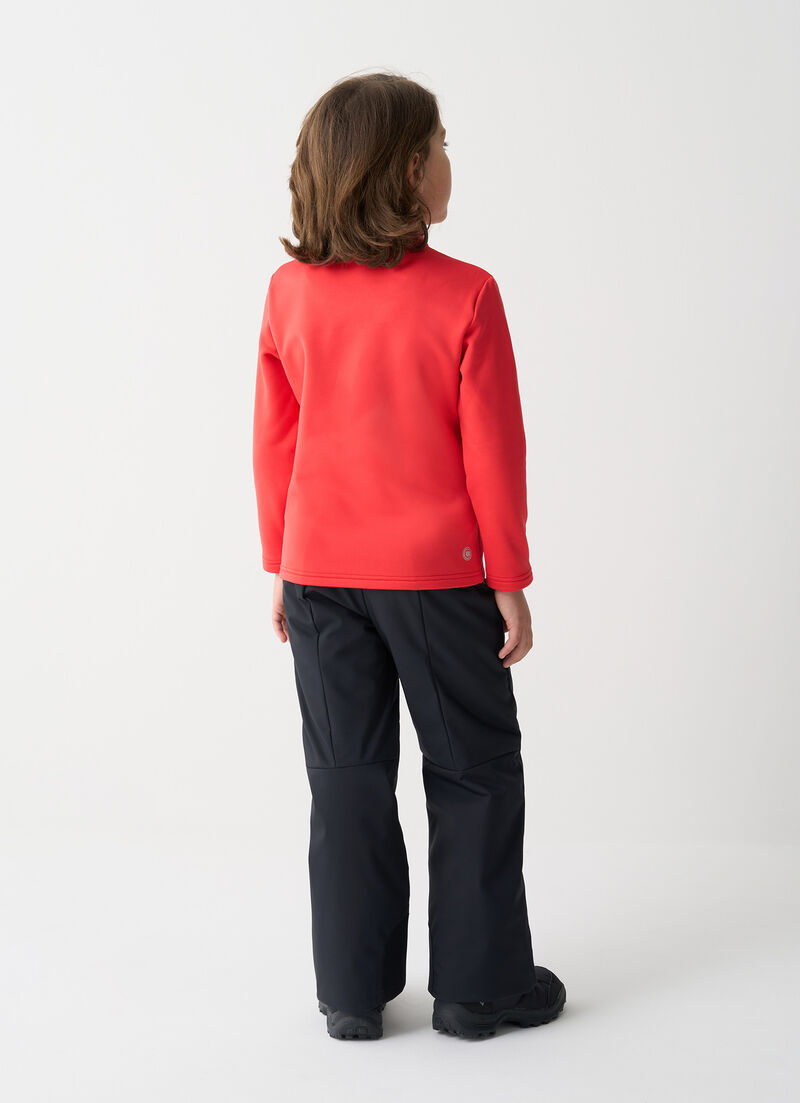 Unisex branded ski fleece