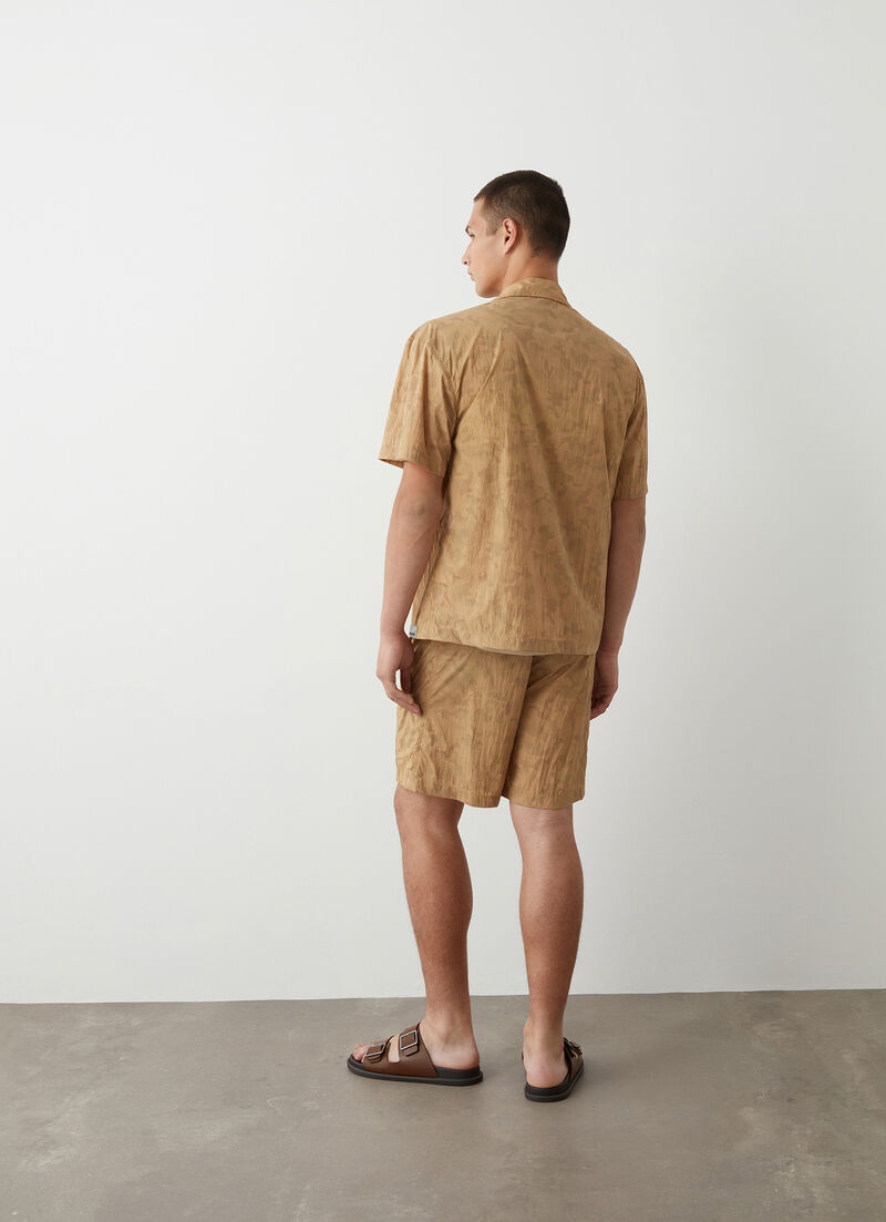 Shirt in water-repellent nylon