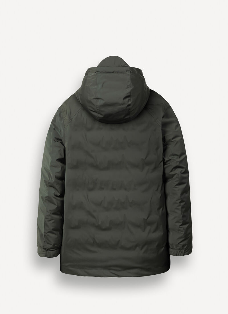 Waterproof down-padded parka