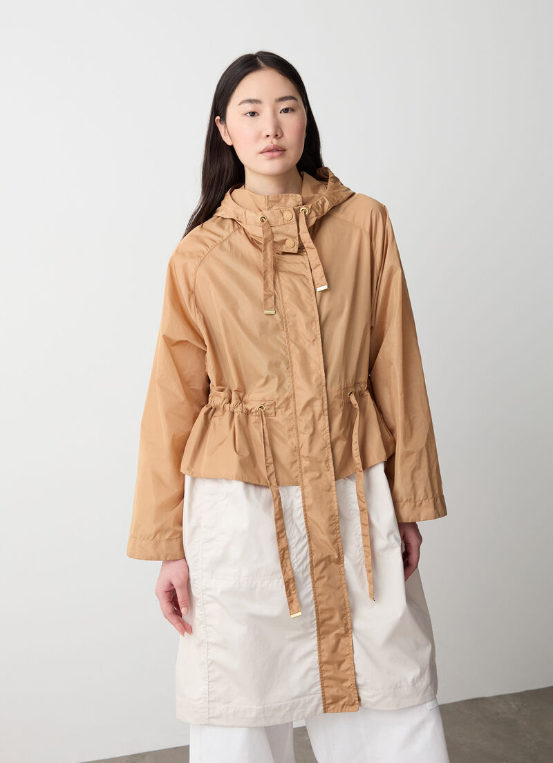 Long oversized cotton jacket