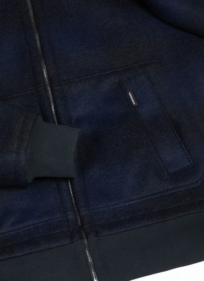 Reversible bomber jacket