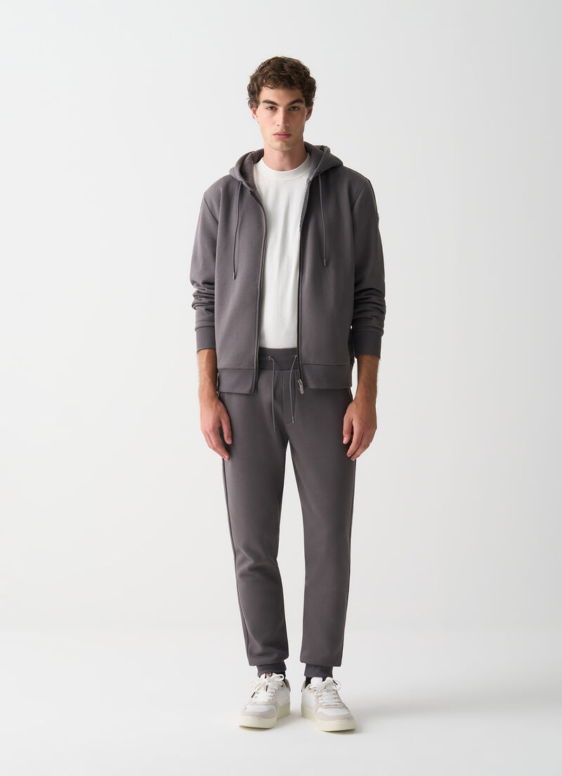 Cotton tracksuit bottoms