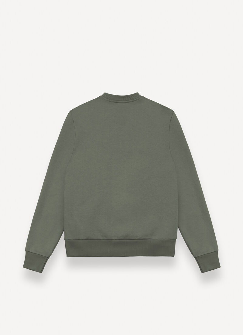 Cotton crew-neck sweatshirt