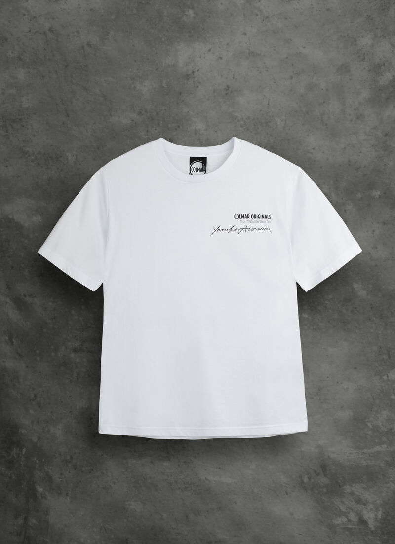 Men's T-shirt with short sleeves in cotton jersey