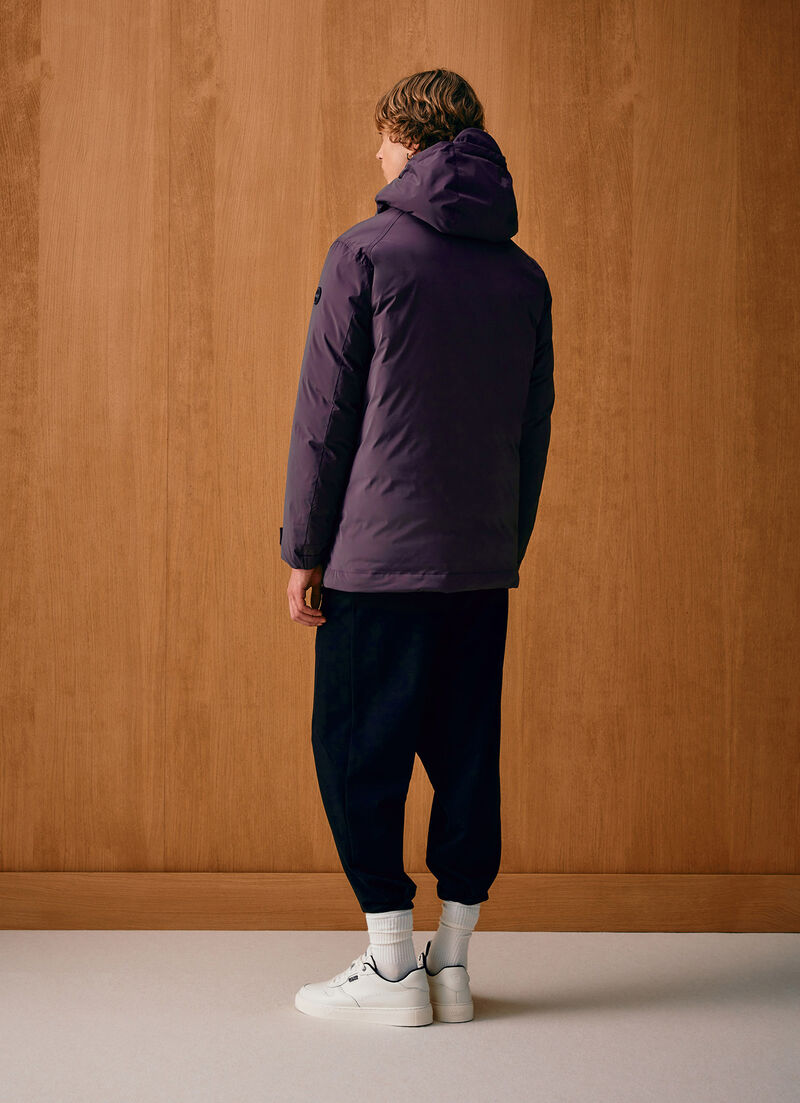 Waterproof down-padded parka