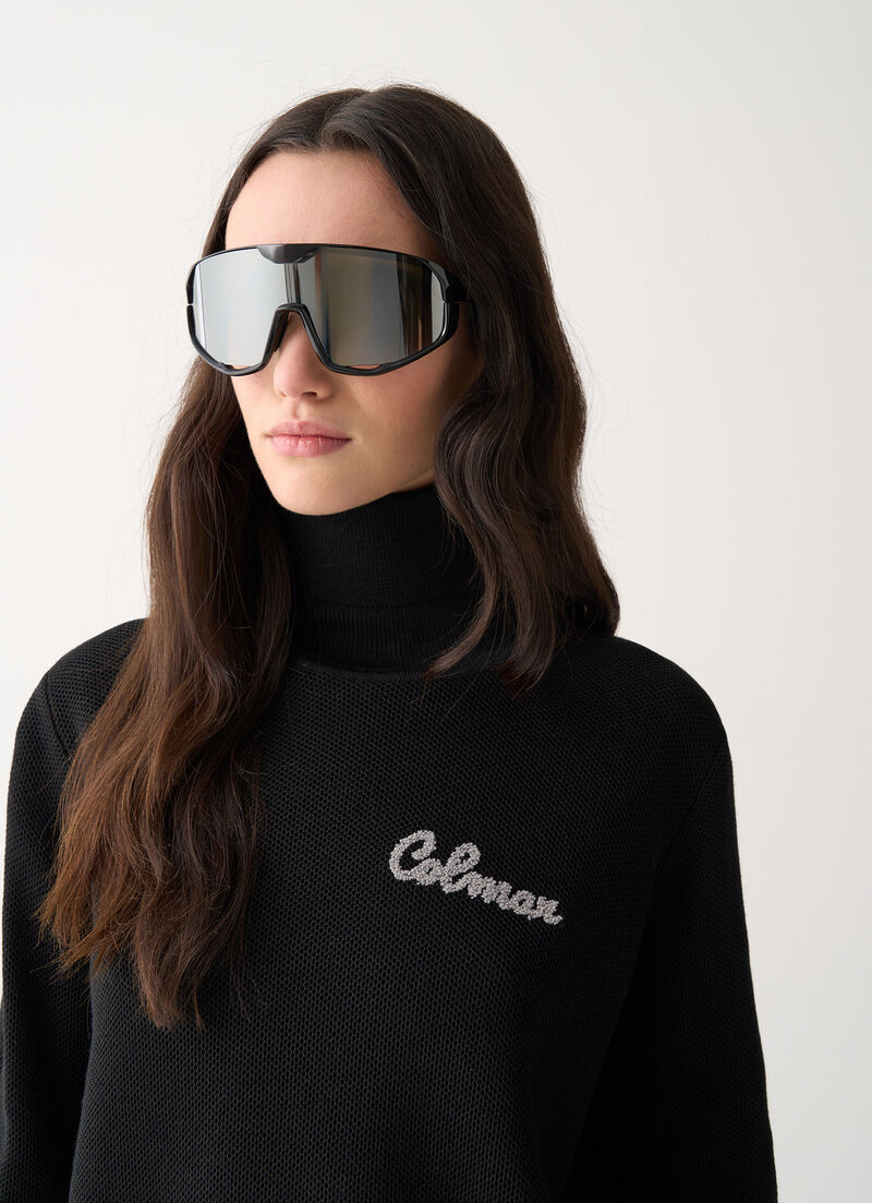 Woollen ski polo-neck