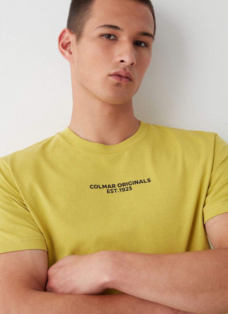 T-shirt with print on the back