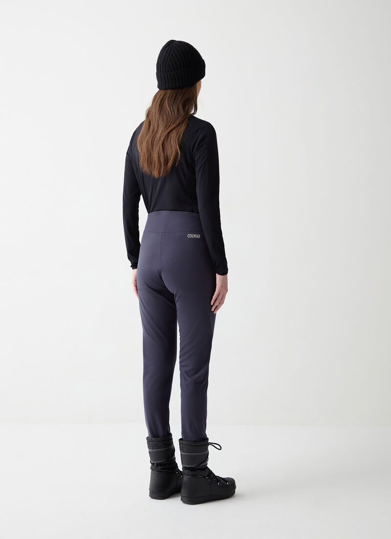 Slim-fit softshell ski leggings