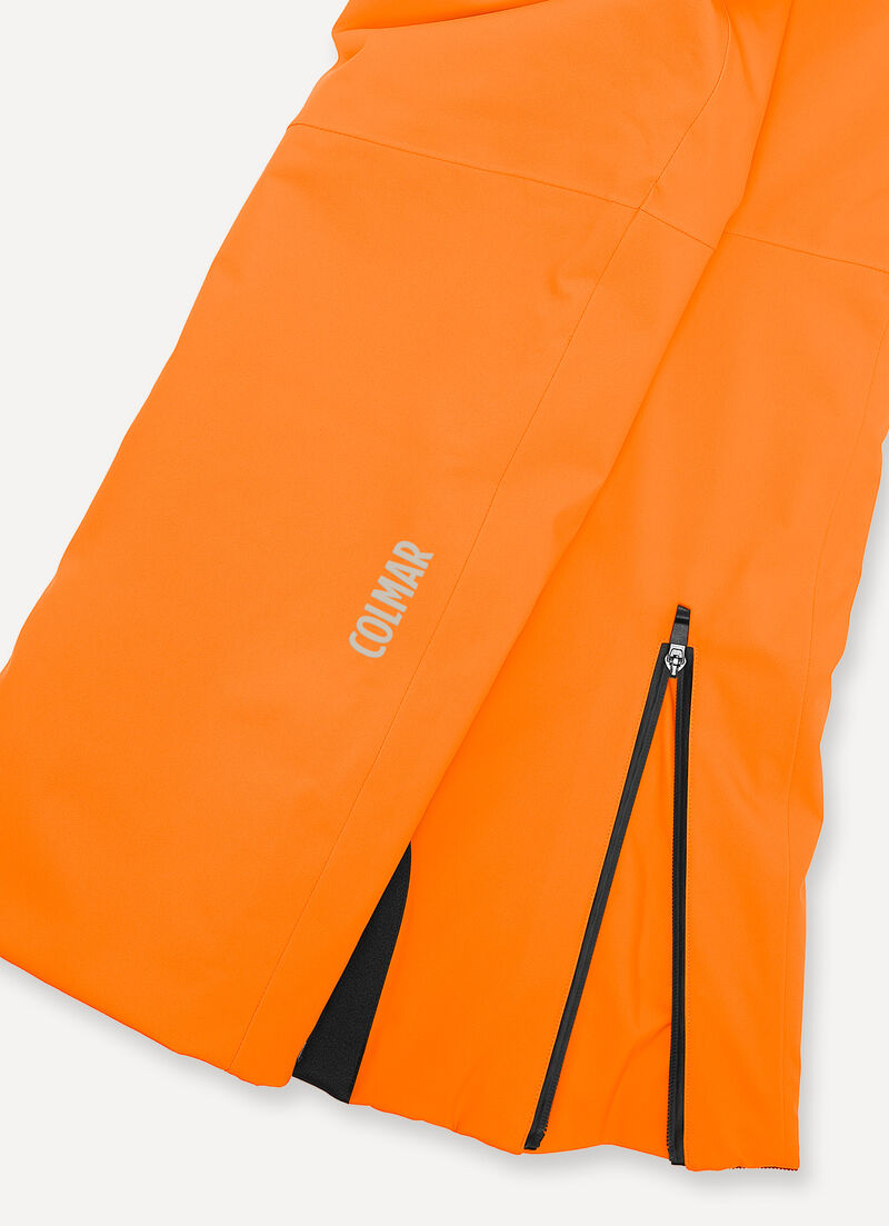 Slim-fit padded ski salopettes