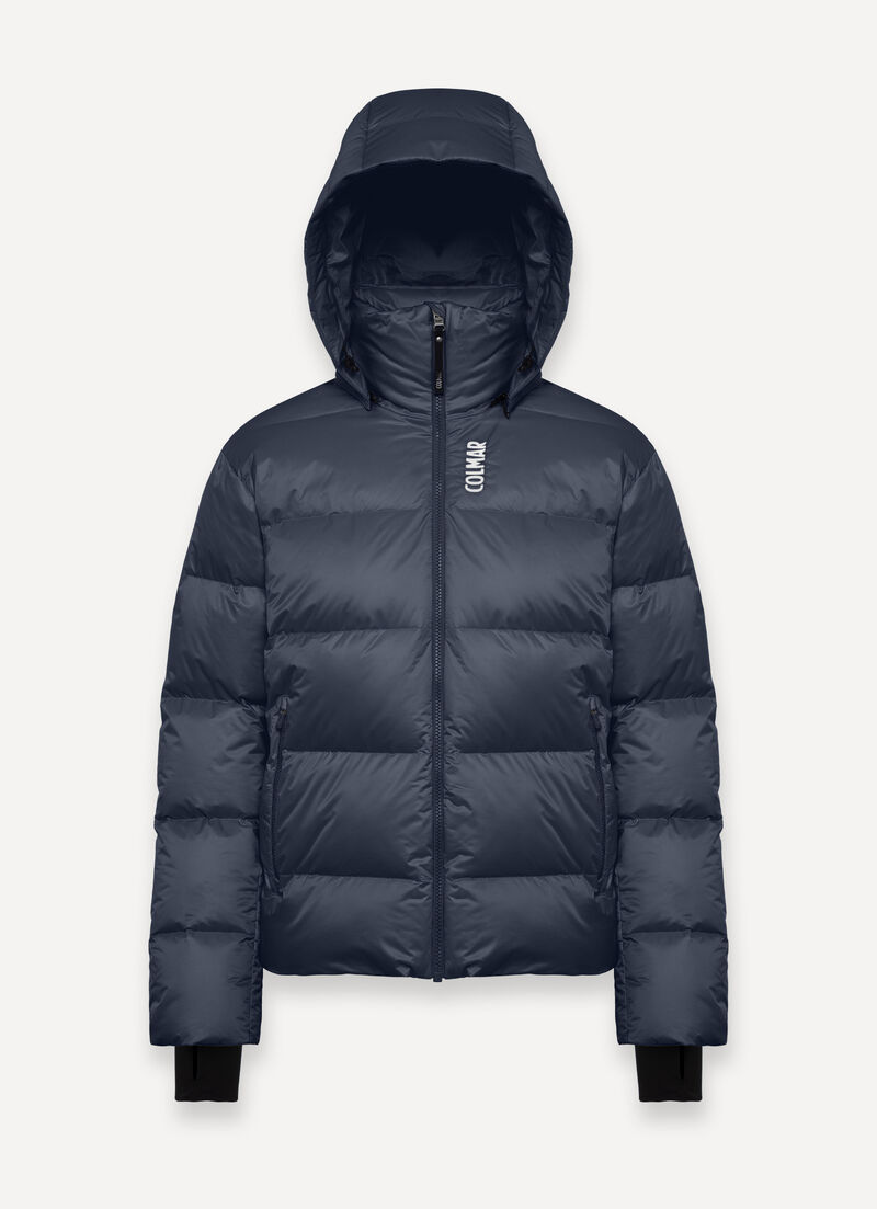 Puffy padded ski jacket
