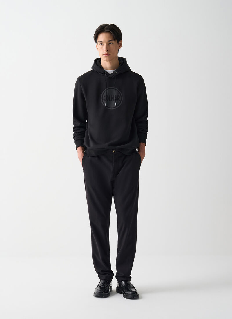 Hooded sweatshirt with logo