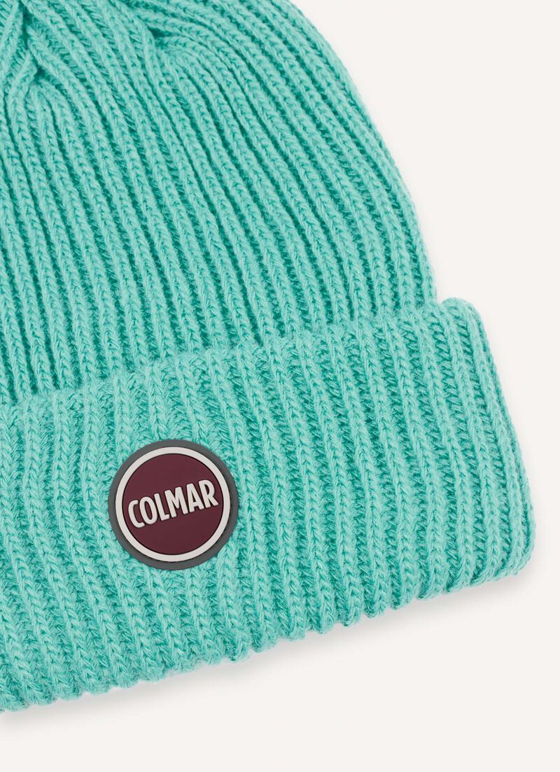 Oversized unisex hat with turn-up cuff