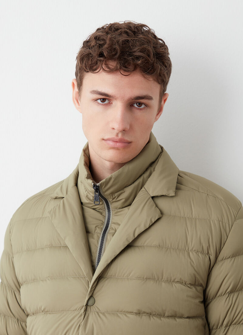 Super-matte padded stretch blazer