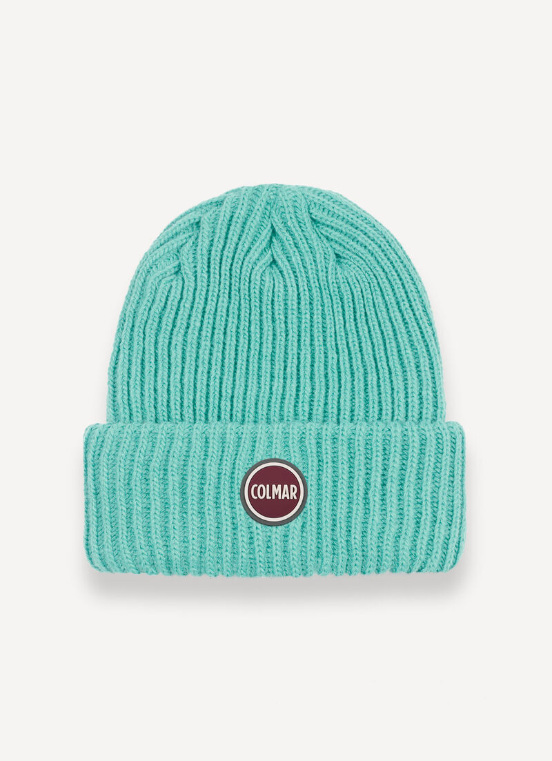 Oversized unisex hat with turn-up cuff