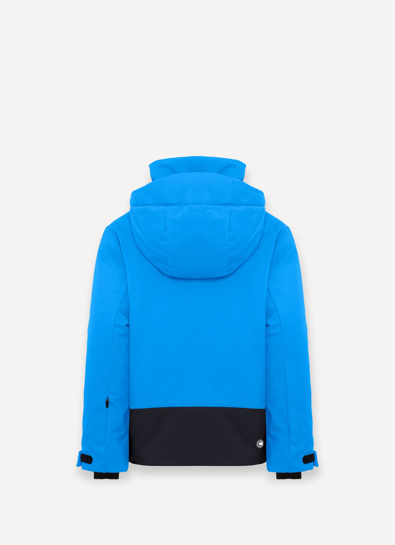 Boy's colour-block ski jacket