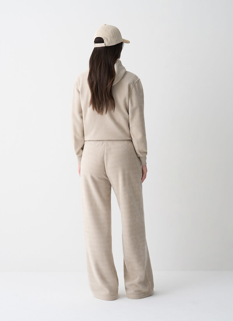 Bouclé palazzo trousers