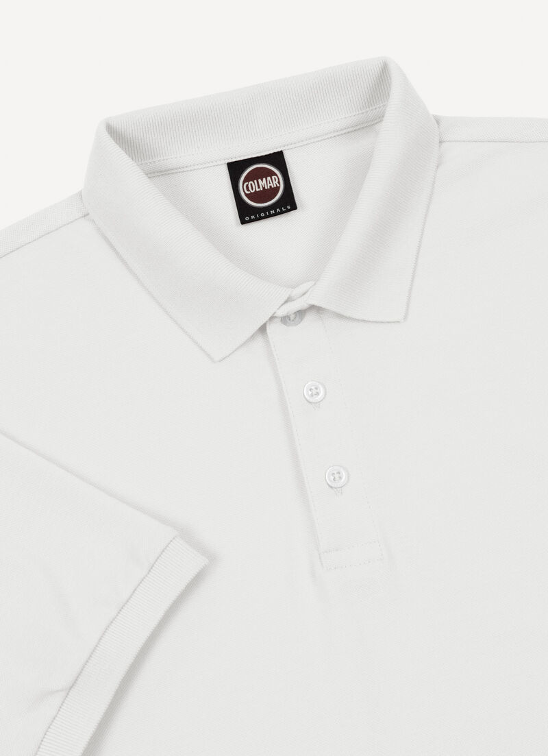 Cotton piqué polo-shirt